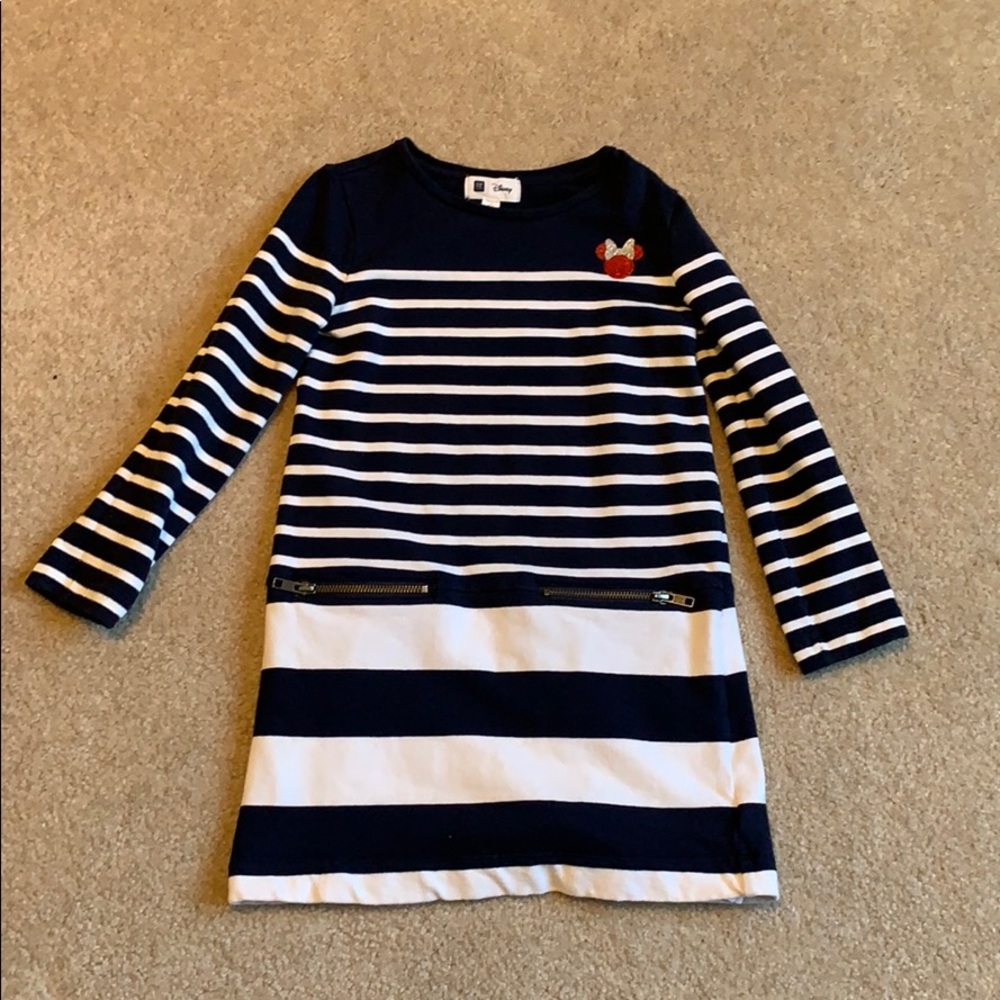 Girls Dress with Minnie Mouse Emblem.